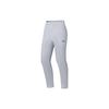 Li Ning Logo Print Side Pocket Elastic Waist Sports Pants Men Pants Flower-Gray AKLS681-2
