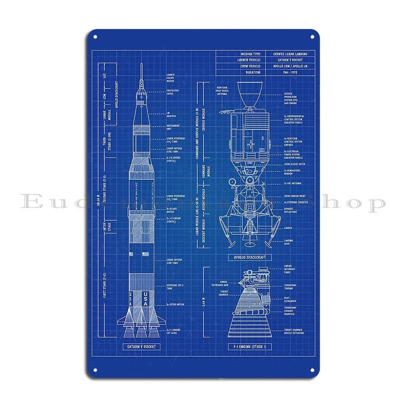 SPACEX Super Heavy Starship SpaceX Blueprint Metal Club Customize Wall Decor Decoration Bar Cave Tin Sign Poster