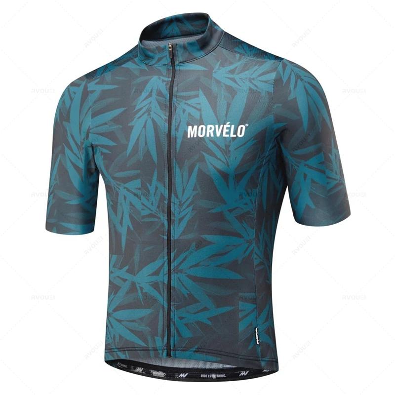 Morvelo-Мужской дышащий костюм для велоспорта, с коротким рукавом, для профессиональной велосипедной команды, 2026 лето, дышащий велосипедный костюм, комплект