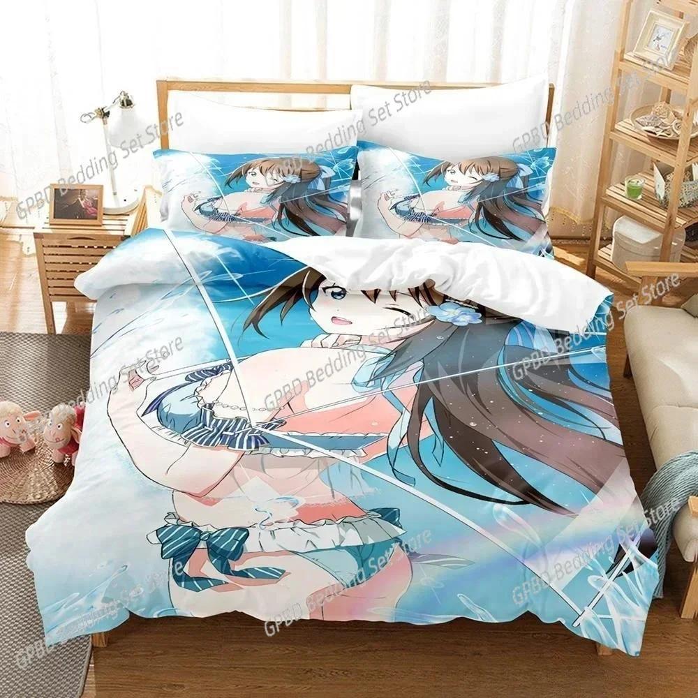 Роскошный Новый 3D Принт Аниме Каваи Девочки Love Live! Комплект постельного белья Односпальный Полуторный Двуспальный Кинг-сайз Комплект для кровати Взрослый Детский Спальня