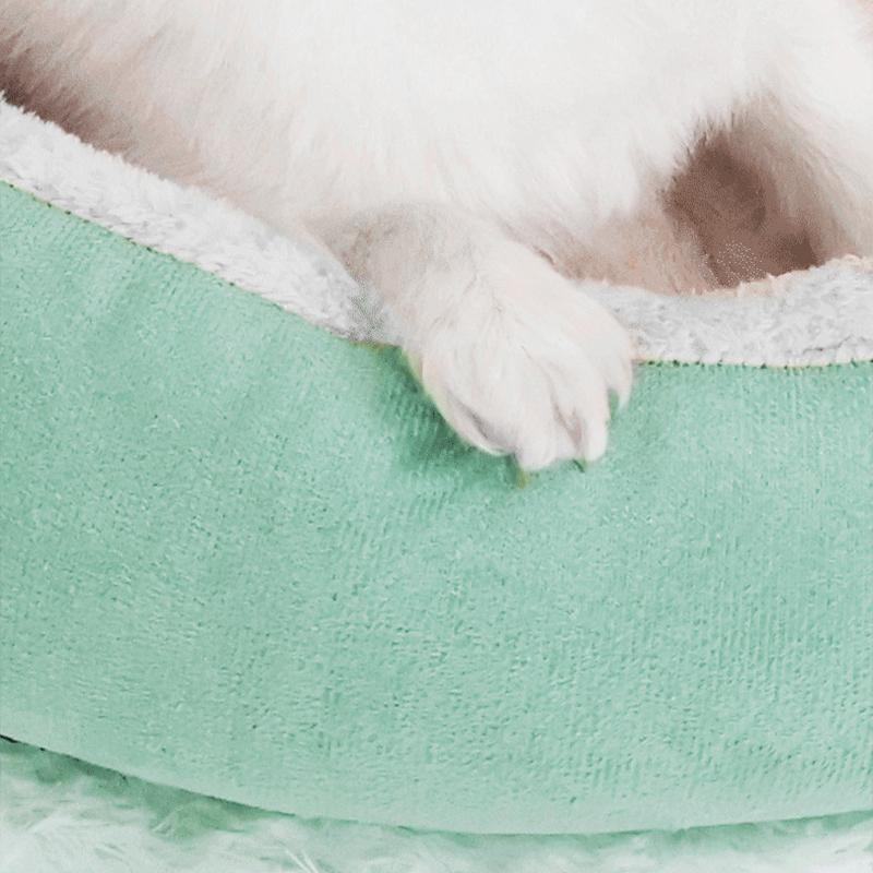 Милая тепленькая собачья кровать, зимняя теплая подстилка для собак, пуховая спальная кровать для собак и кошек, мягкие диваны для домашних животных, товары для домашних животных, 1 шт.