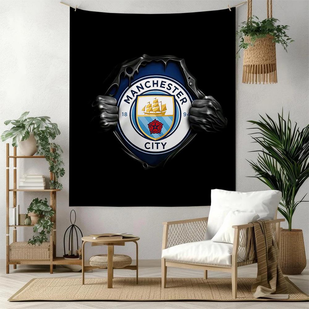 First Place Manchester City Fc Wall Decor Tapestry Art For Pet Memorial Birthdaywedding Party Backdrop Family Gift