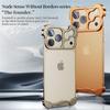 Необычный металлический бампер для телефона Чехол для iPhone 17 Air Pro Max Алюминиевый Ударопрочные угловые накладки Покрытие Ультратонкая задняя крышка