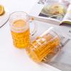 Fake Beer Glasses 400ml Double Layer Funny Beer Cup Ornament Prank Design Plastic Fake Double Beer Mugs with Handles