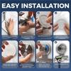 304 Stainless Steel Stainless Steel Razor Rack Damage-Free Shower Razor Hooks  For Bathrobes