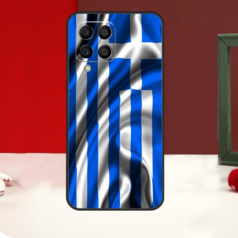 Греция Греческий Флаг Чехол Для Samsung Galaxy M55 M35 M15 M56 M36 M16 M31 M21 M13 M33 M53 M12 M32 M52 M14 M34 M54