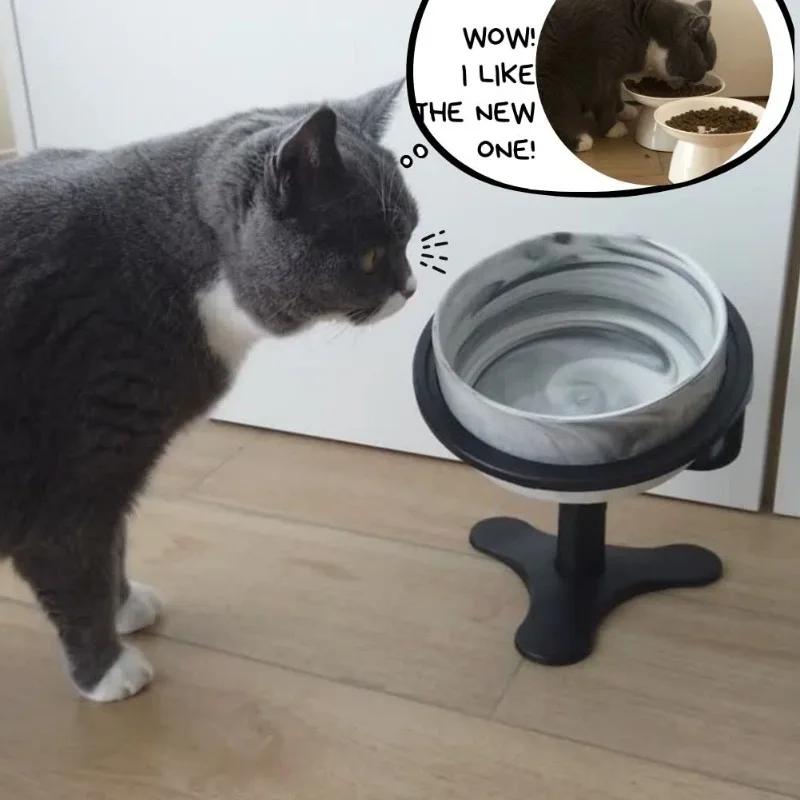 304 stainless Tilted Elevated Adjustable Raised Cat Food Bowl Stand Design Extremely High-Quality, Long-Lasting Rust Resistant