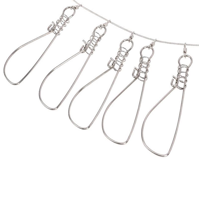 Портативный ремень из нержавеющей стали с замком для рыбы 14/18 см, принадлежности для инструментов для живой рыбалки