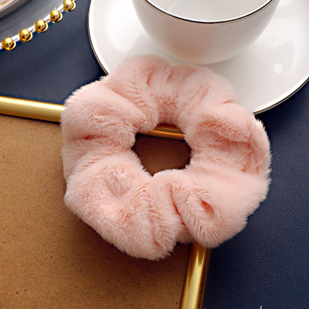 Меховые аксессуары для волос Резинка для волос Кольцо для волос Плюшевая резинка для волос Держатель для хвоста Веревка для волос