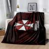 Umbrella Corp Flannel Blanket Soft Warm All-Season Throw, Design for Camping, Car Travel, Hiking Sofa, Bed, Office Perfect Gift for Parties