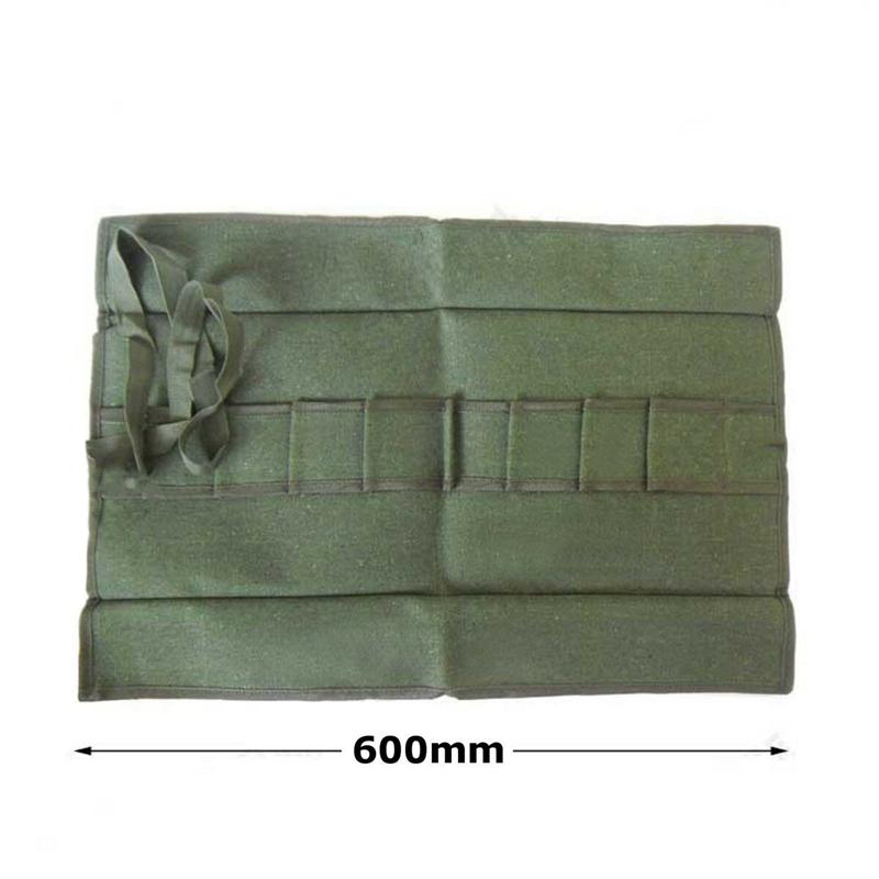 BAAU 4Pcs 600X430mm Japanese Bonsai Tools Storage Package Roll Bag Canvas Tool Set Case
