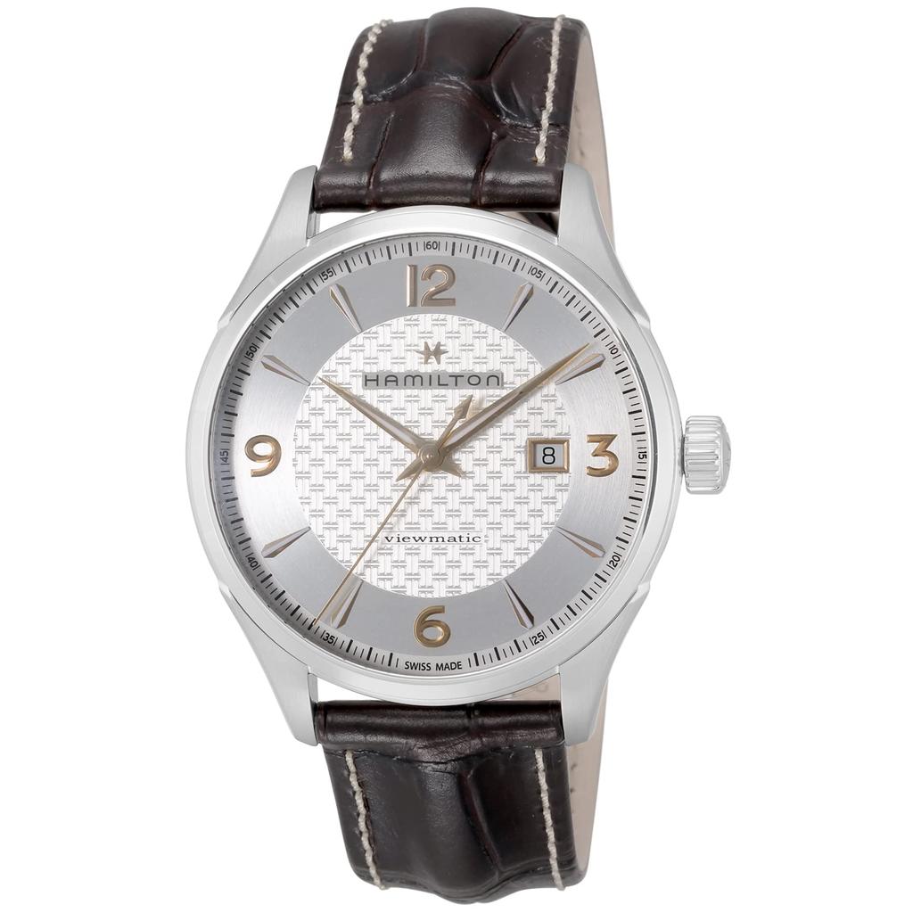 Watch Jazzmaster Viewmatic Auto Jazzmaster Silver Dial Stainless Steel Sapphire Crystal Automatic Winding 5 ATM Water Resistant Swiss Watch H32755551