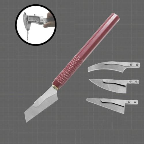 Hobby Modeling Saw, Model Craft Hand Saw | Vista Hand Model Modeling Tool Set | Hobby Craft Saw Hacksaw Tool Kit with 4 Craft Cutters for Handcrafting