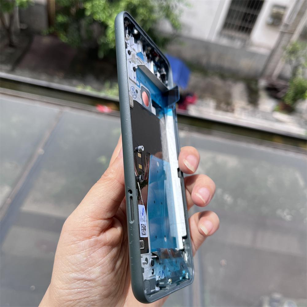 Back Battery Cover For Google Pixel 5A Pixel5a G1F8F Rear Door Housing Cover Repair Replacement Parts With Camera Lens