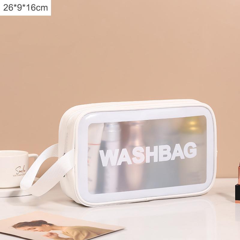 1 шт. Черный прозрачный портативный женский дорожный несессер водонепроницаемый чехол для хранения косметики большой емкости косметический органайзер