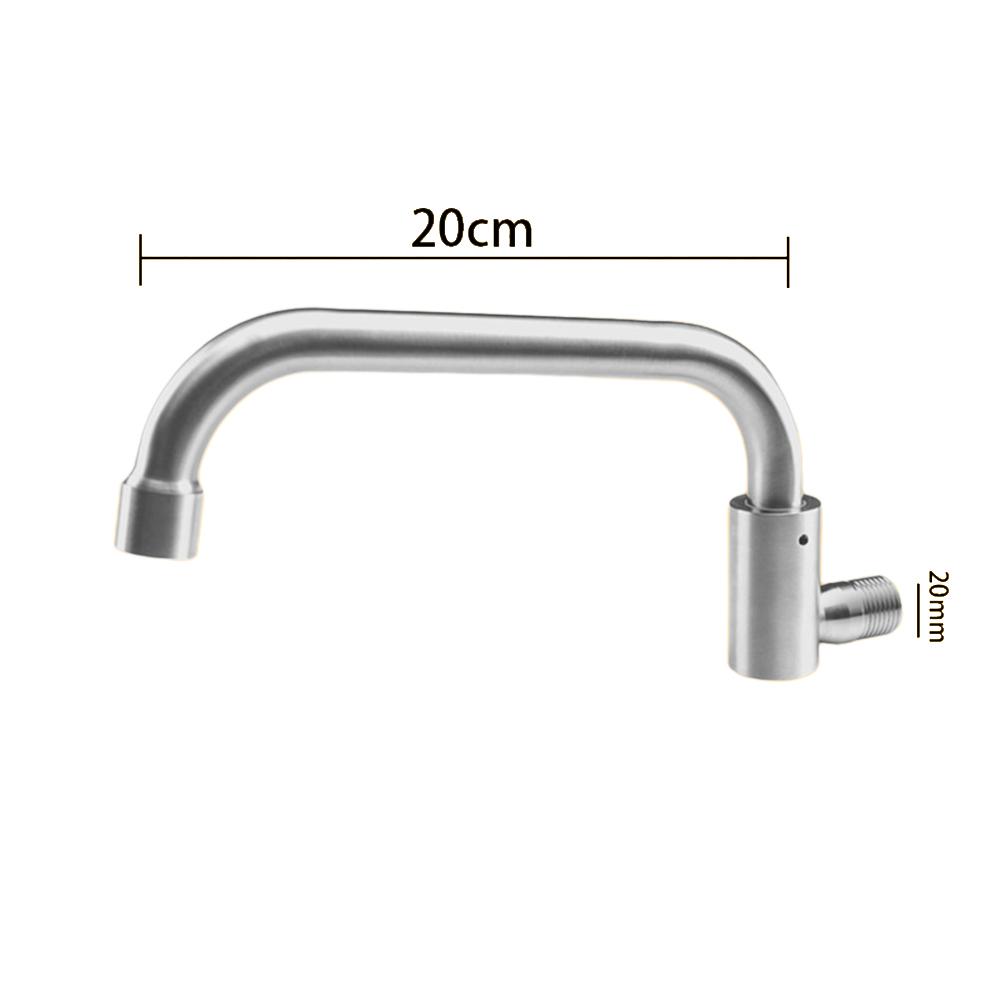 Wall Mounted Kitchen Faucet Stove Dedicated Swing Tap Water Purifier Single Lever Hole Tap Stainless Steel Bathroom Faucet