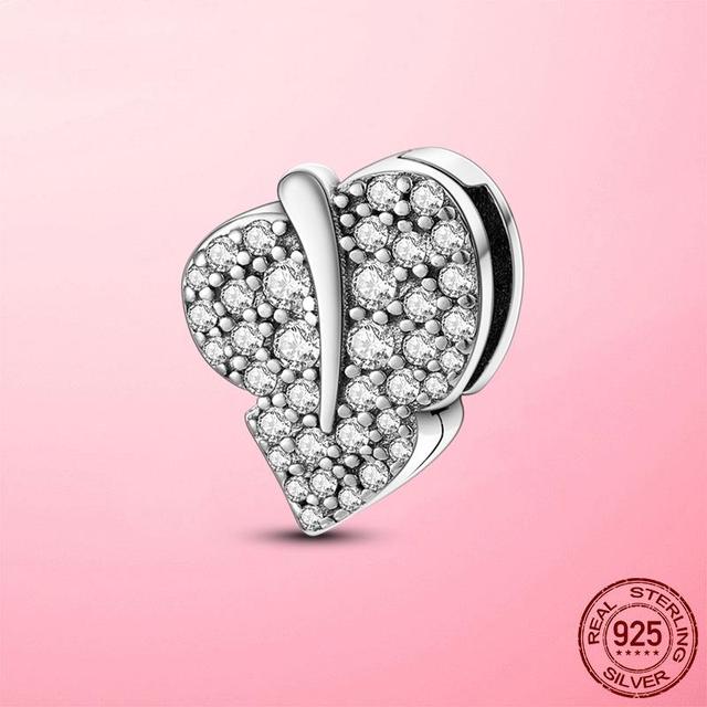 925 Серебряная защитная цепочка с пчелой, клипса, подвески, бусины, подходят для оригинального браслета с отражающей сеткой, подвески, роскошные ювелирные изделия, подарок