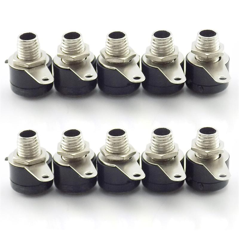 10Pcs Red Black 4mm Banana Plug Socket Connector Gold Plated / Nickel Plated 4mm Banana Male Female Binding Post Speaker Cable