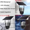 2024 V380 5MP WIFI /4G Камера Солнечная PIR Обнаружение человека Ночное видение Уличная Водонепроницаемая Безопасность Видео IP PTZ Камера Видеонаблюдение Монитор