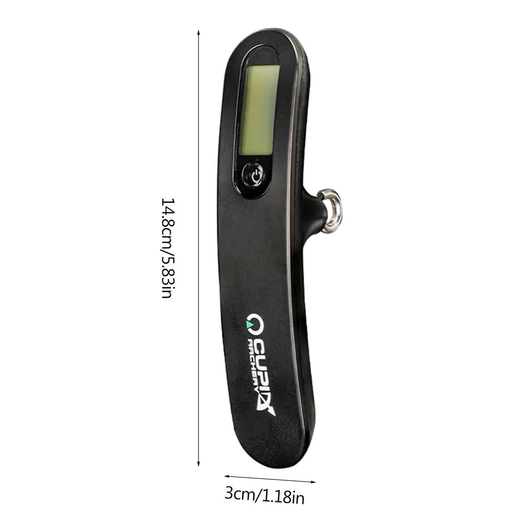Archery Bow Scale 110 Lbs/50kg Hanging Handheld Scale Digital Tune Scale Peak Weight/Hold Weight with Clear LCD Display