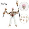 Anime Figurine for Collection 3D Printed Figure Statue with Movable Joints, Interchangeable Parts Plastic Action Desktop Decoration, Collectible Gifts