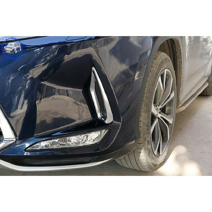 Для Lexus RX300 RX350 RX450h 2022 ABS хром передняя противотуманная фара рамка отделка автомобиля