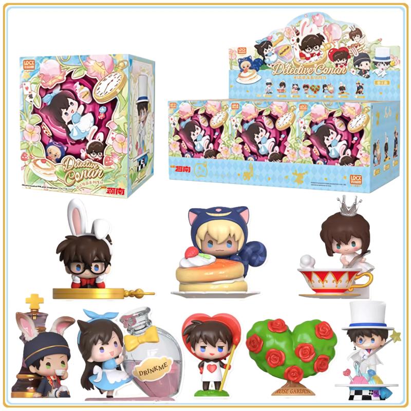 Original LX Detective Conan Fairy Tale Roaming Series Blind Box Anime Character Model Collection Fashion Toys Gifts