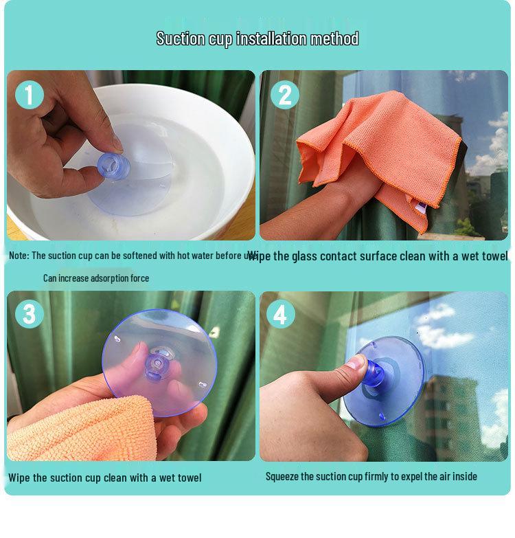 Double Layer Suction Cup Cat Hammock for Glass Windows