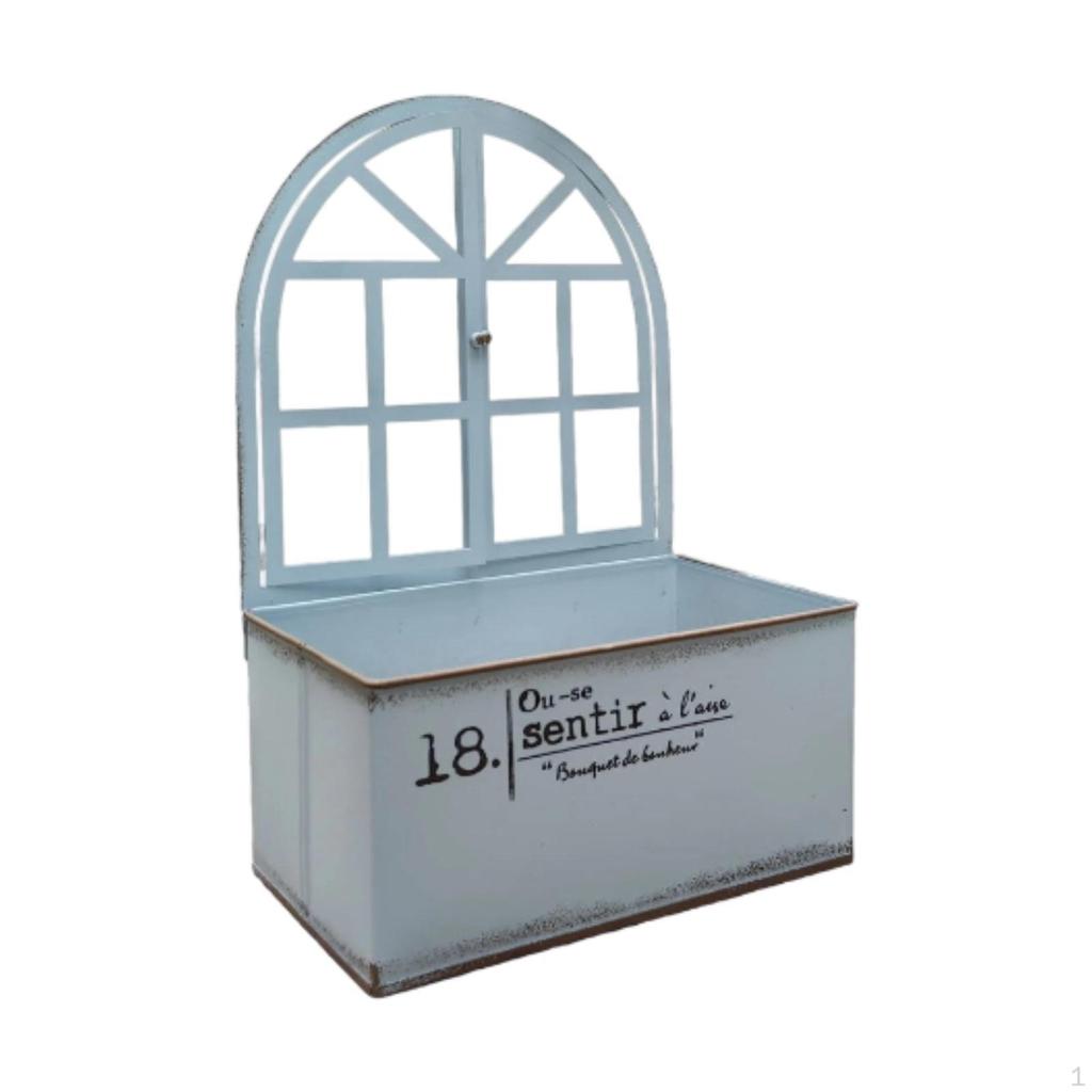 Шикарный металлический настенный декоративный ведро для растений, держатель для растений, держатель для цветов для сада в фермерском доме, столешница