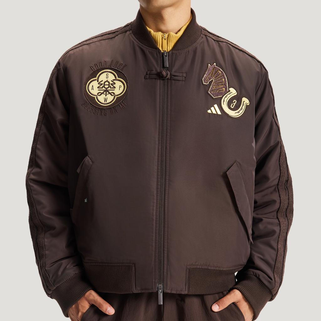 adidas Куртки Мужские CNY Воротник-стойка Умеренная Пилот KQ5092