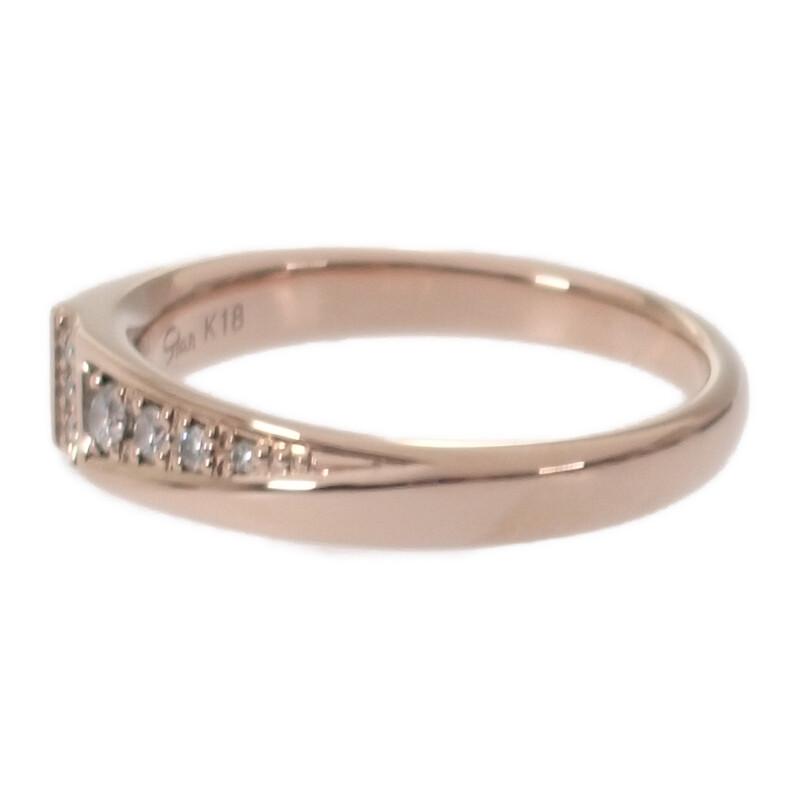 STAR JEWELRY 2PR0727 Ring K18 Pink Gold Women