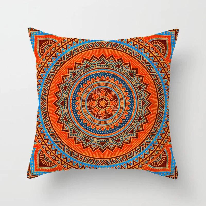 Multi-Printing Sofa Pillow Covers Bedroom Home Decor Car Office  Mandala Pattern Cushion