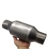 Universal 2.5" 6.3cm Car Catalytic Converter High Flow Stainless Steel Exhaust Catalytic Converter Engine Accessorie