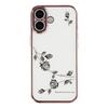 KADEM For iPhone 17 Case Flower Rhinestone Decor TPU Phone Cover