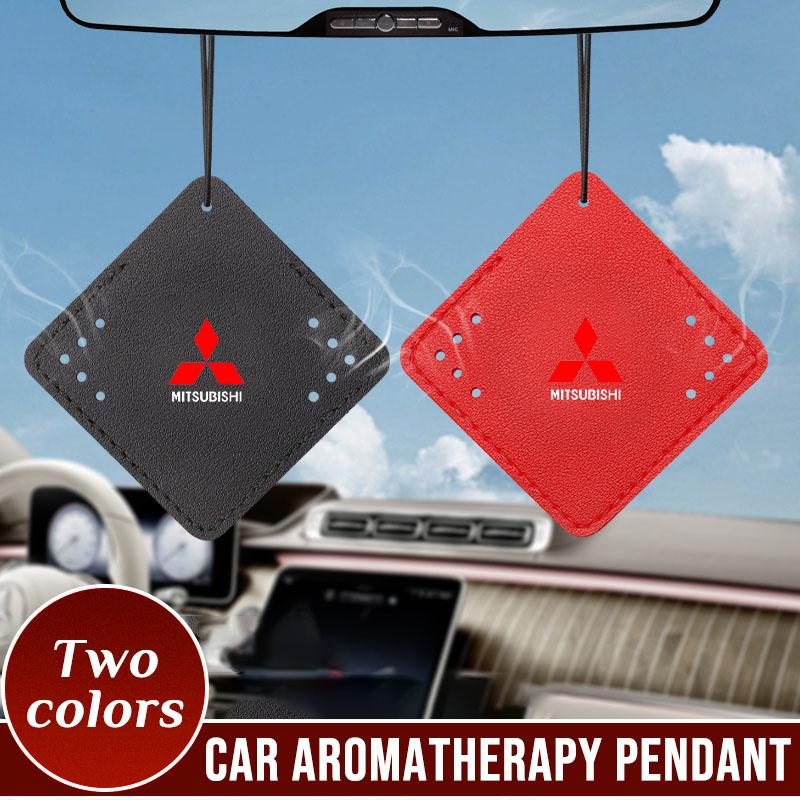 knpc3 Car Interior Pendant Aromatherapy Room Deodorant Sachet Car Goods Emblem For Mitsubishi ASX Lancer 10 Pajero Outlander L200
