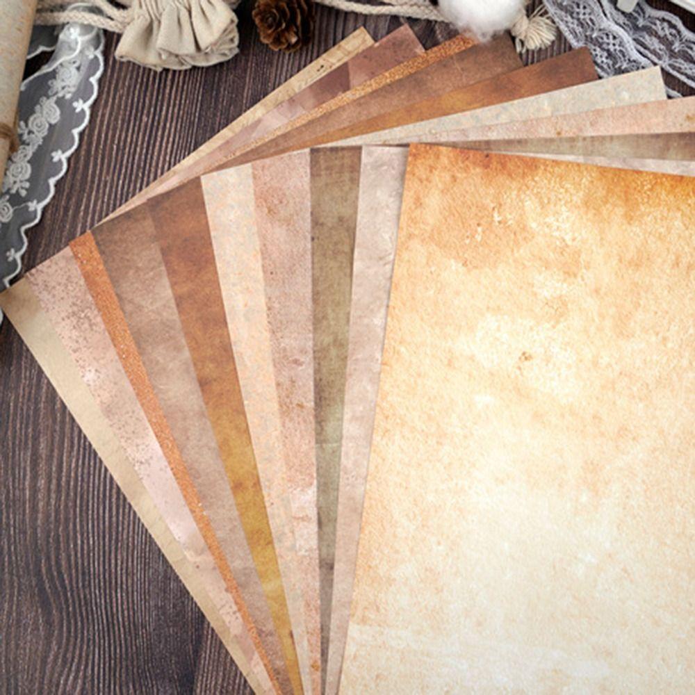 50 Sheets Simple Stationery Writing Paper Vintage Literary Scrapbook Letter Paper Envelopes