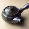 Yokkaichi Banko Ware Extra Large Purple Clay Green Made In Japan Teapot, 819Y, Glaze, 550ml,