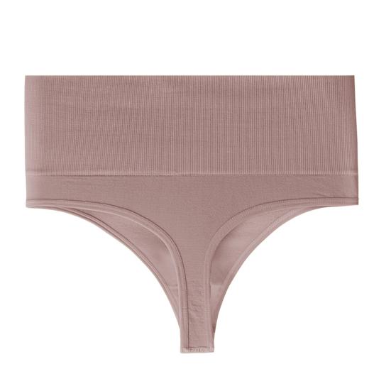 Women Underpants High Waist Solid Color Slimming Thread Butt-lifted Good Breathability Elastic Quick-drying Sport Casual Briefs Female Panties