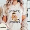 Даже Плохие Котики Грустят, Смешной Мем с Котом, Любитель Кошек, Мем с Котом Натуральная Футболка Унисекс Футболка