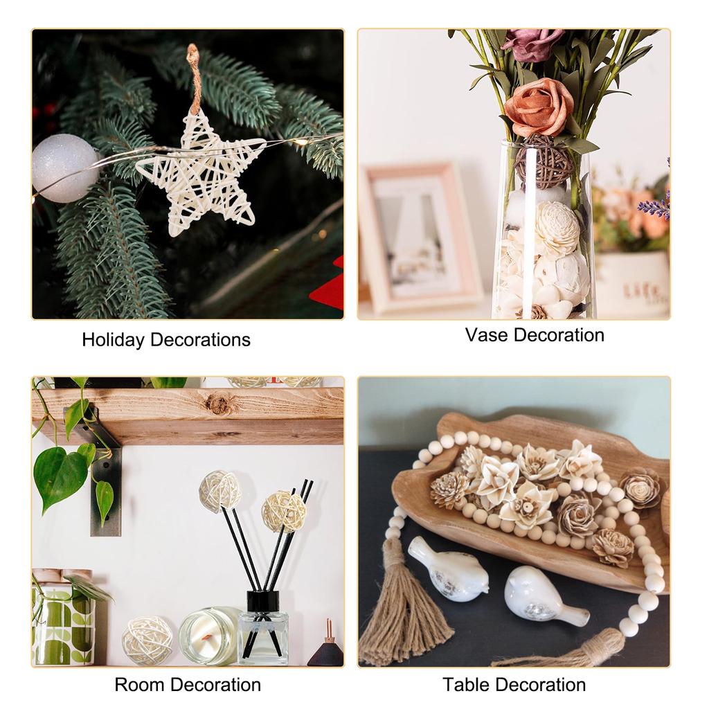 Основной цвет Форма цветка Без огня Ароматерапия Ротанг для замены диффузора с тростником Украшение для дома, ванной комнаты