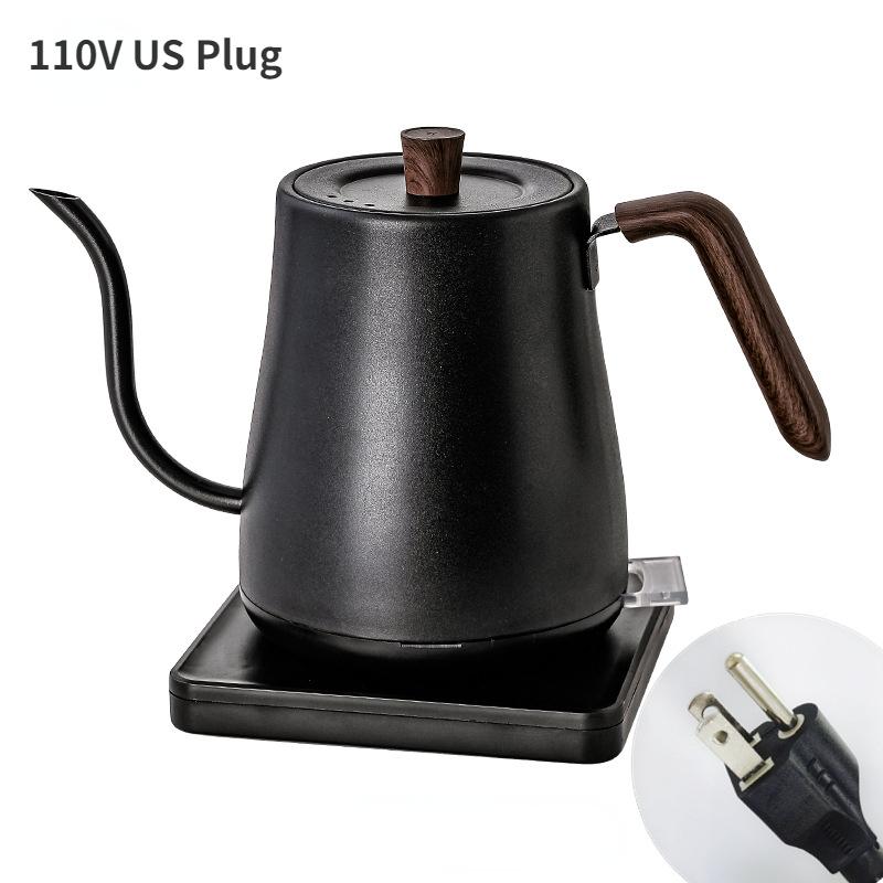 0.8L Gooseneck Electric Kettle 1000W Coffee Pot Electric Water Heater Teapot Portable Kettle Jug Slender Mouth Pot 110V