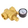 DN25 1 дюйм Редукционный клапан давления и манометр Встроенный фильтр Поршневой тип Латунный клапан регулирования давления