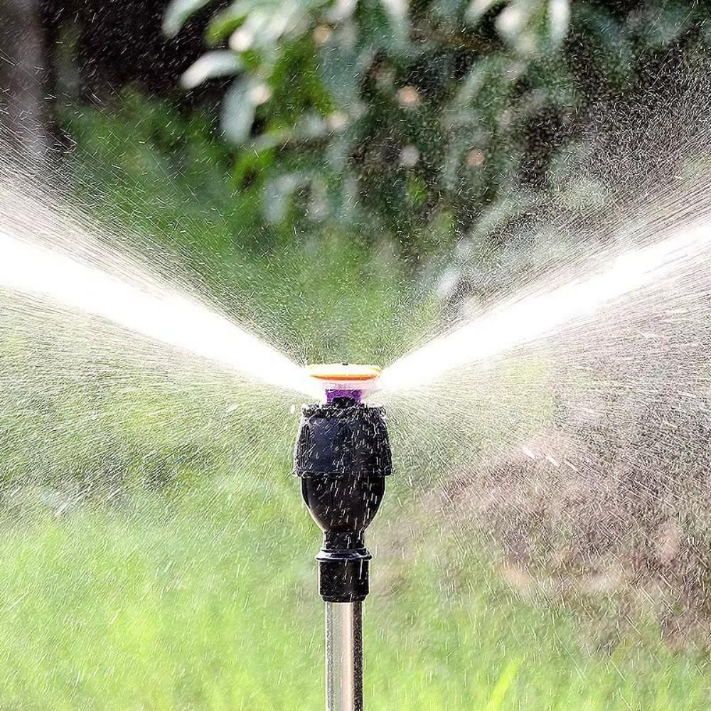 Telescopic Irrigation Sprinkler Head 360°Rotary Rotating Sprayer Tripod Sprinkler  Horticultural