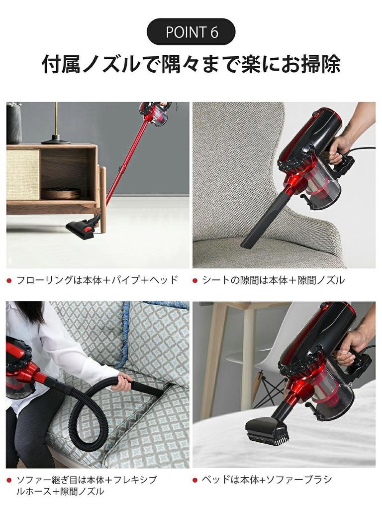 LNSOO пылесос с сетевым циклоном 17000 Па, сверхмощное всасывание, шнур питания 5 м, ручной пылесос, двухсторонний пылесос D20