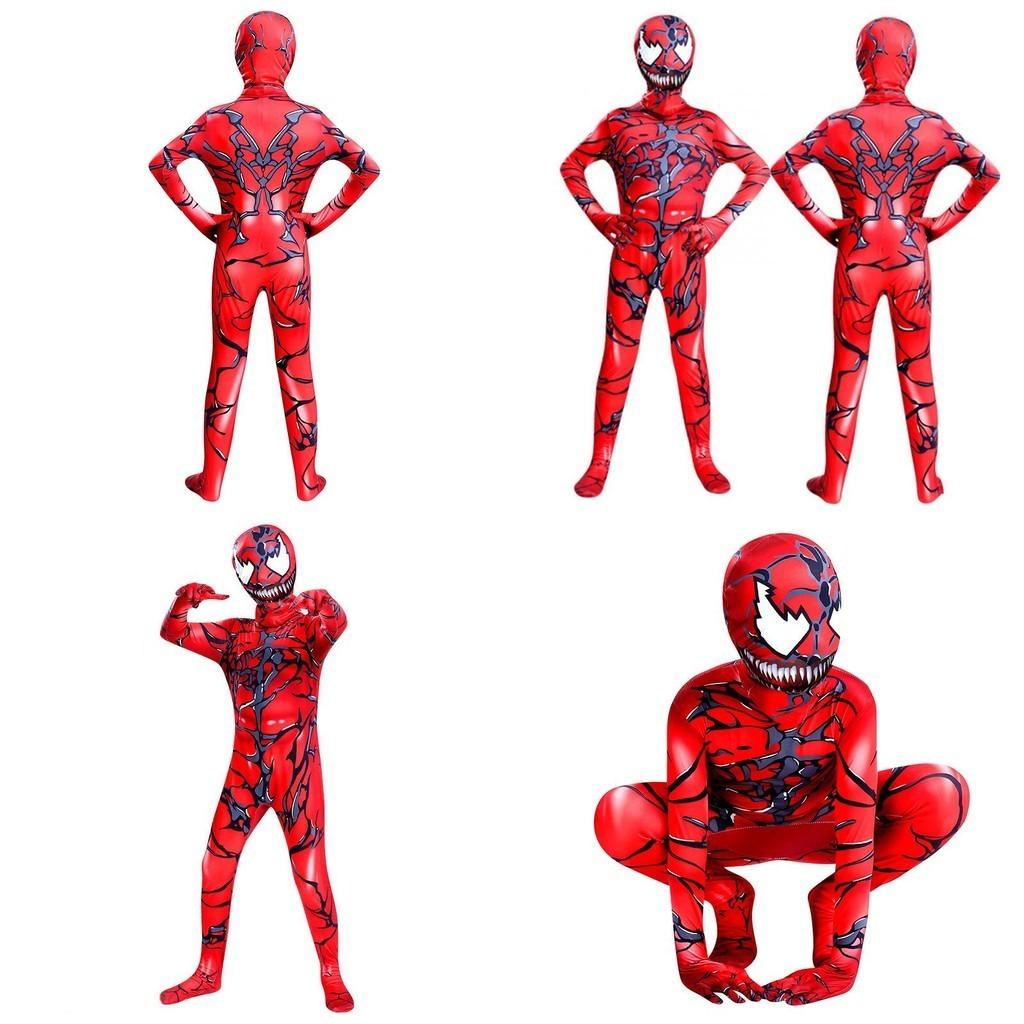 Костюм для косплея Черного Венома для взрослых и детей, костюм на Хэллоуин для фанатов Человека-паука