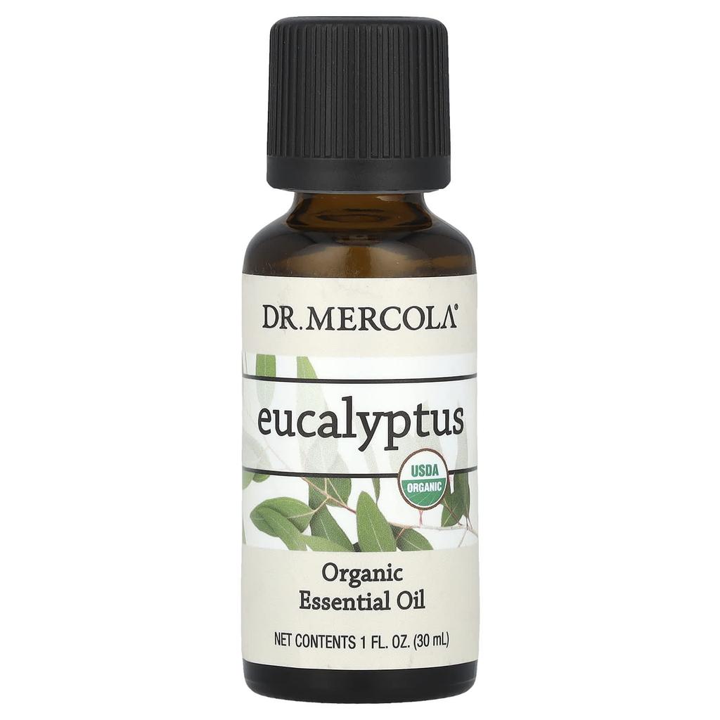 Dr. Mercola Organic Essential Oil, Eucalyptus, 30 Ml (1 Fl Oz)