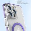 Magnetic Phone Case With Stand IPhone 16 Pro Max 15 Clear Dual Layer Lens Film Shockproof
