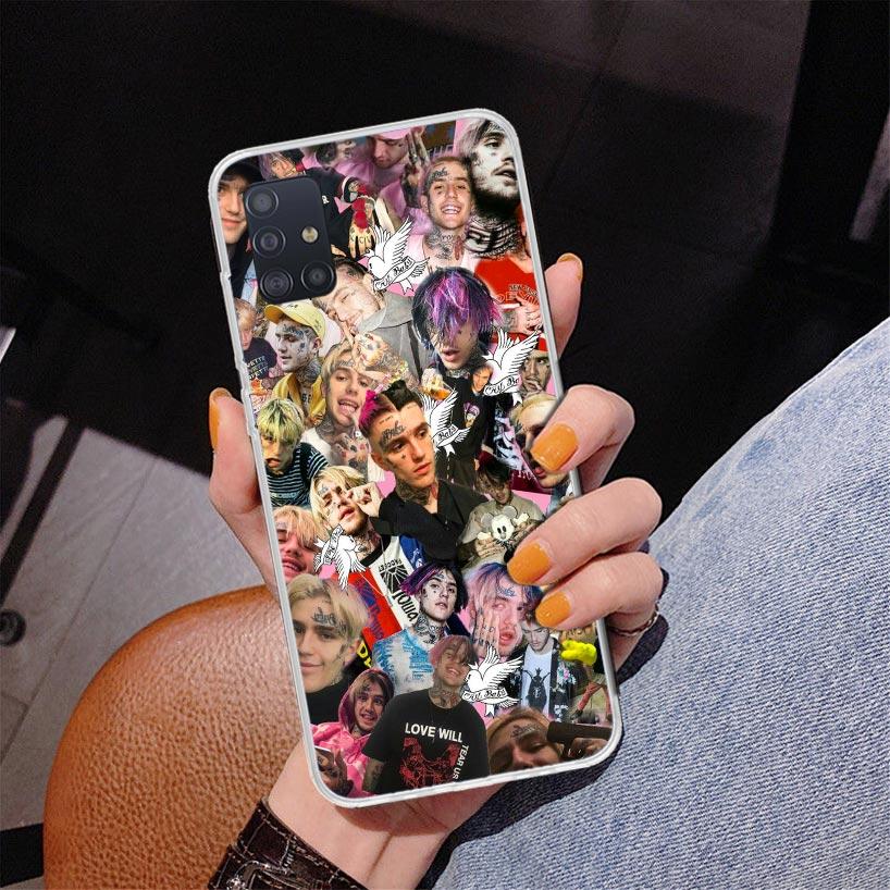 Чехол для телефона певца Lil Peep для Samsung Galaxy A52 A32 A22 A12 A51 A31 A50S A30S A20S A10S Note 20 Ultra 10 Plus S10 A72 A71 Gala