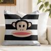 Funny PPaul FFrank Cushion Cover Eco Linen Pillow Case DoubleSided Print Breathable Durable Zipper Home Decor Gift