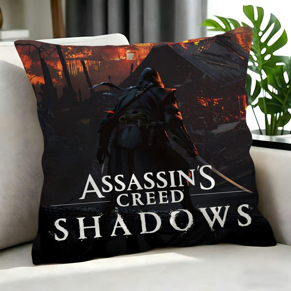Игра Assassins Creed Shadows Наволочка Набор Наволочек Шт x x x Наволочка Декоративная Диван Домашний Декор